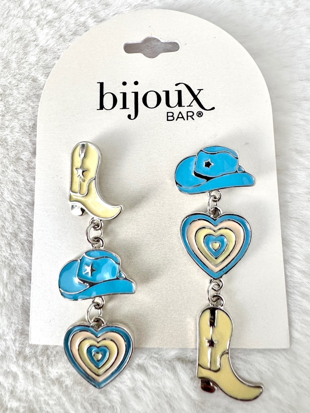 Bijoux Bar Western Themed Drop Earrings - NWT